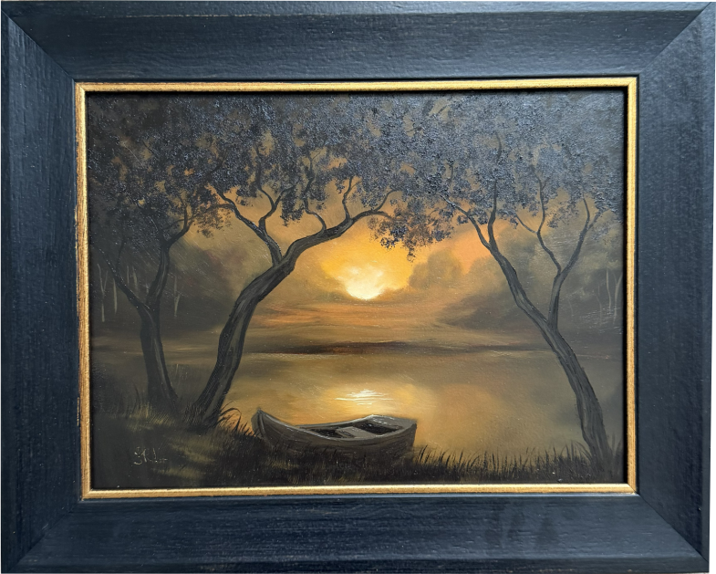Sunset with Boat